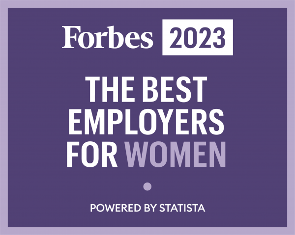 Forbes 2023 THE BEST EMPLOYERS FOR WOMEN