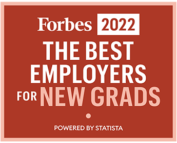 Forbes THE BEST EMPLOYERS FOR NEW GRADS