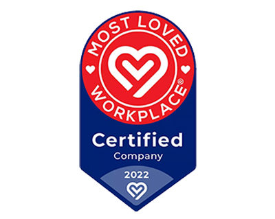 MOST LOVED WORKPLACE, Certified Company 2022